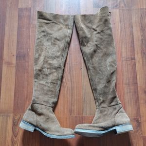 Free People Suede Over the Knee Boots